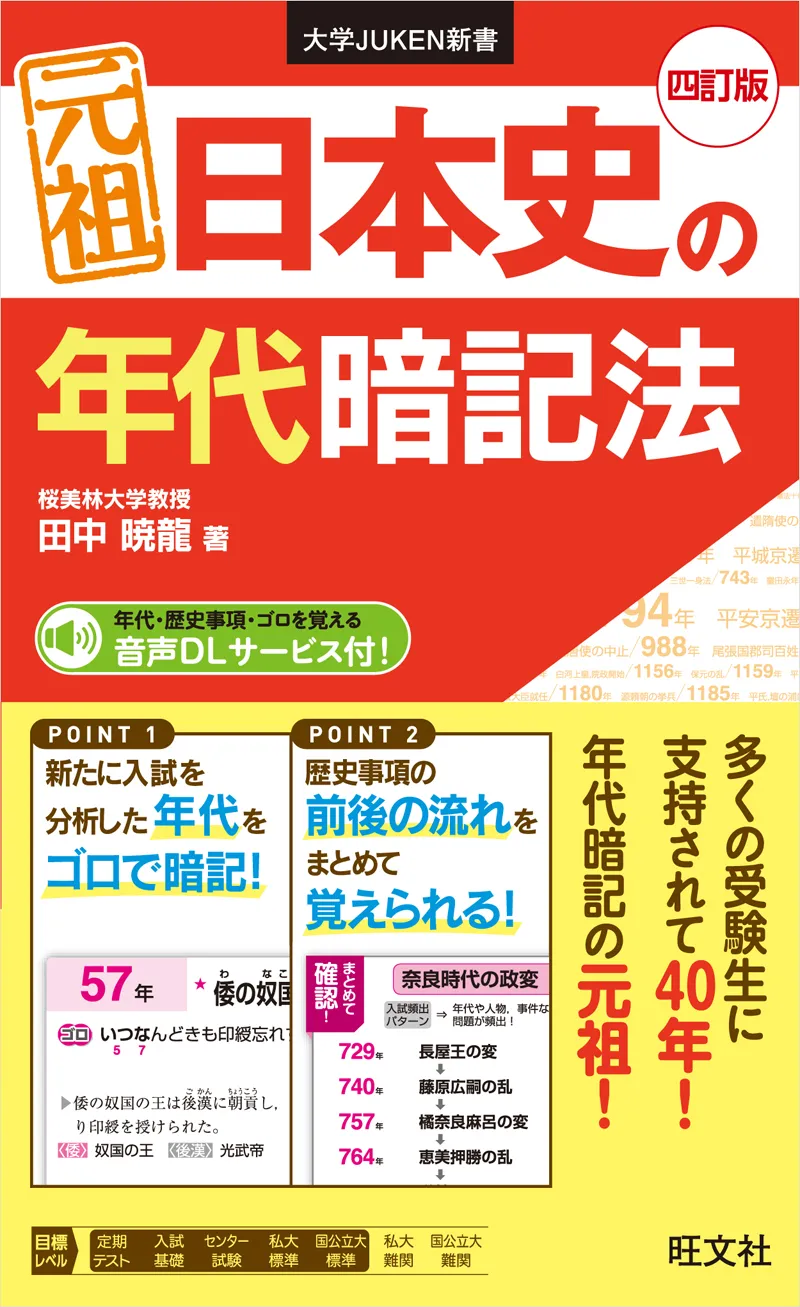 2025年】年号暗記（日本史・世界史）におすすめの勉強法、参考書