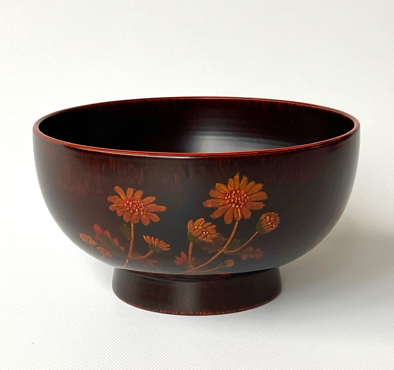 三田村有純作漆器藤絵盃