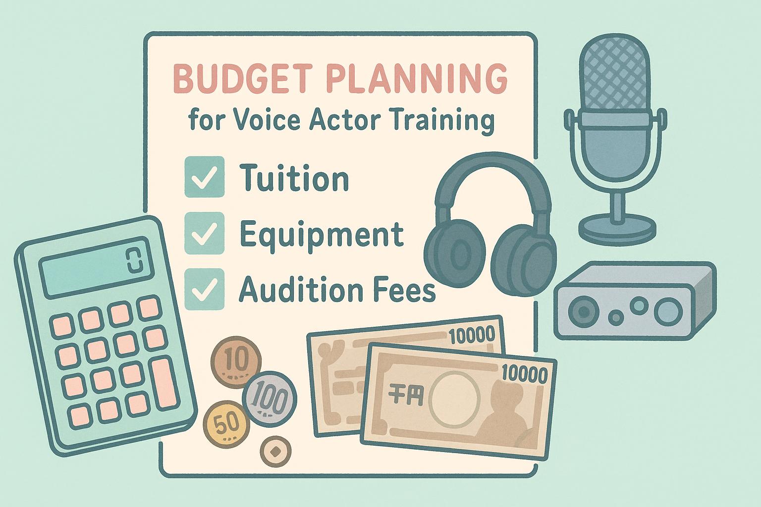 社会人から声優を目指すことは、学生から目指すのとは違う、特有のメリットとデメリットがあります。両方をしっかりと理解し、現実的な視点を持つことが、夢への第一歩です。 3-1. 社会人ならではの3つのメリット 1. 社会人経験がコミュニケーション能力として活きる 声優の仕事は、単に声をあてるだけではありません。監督や音響監督の意図を汲み取り、共演者と息を合わせる高度なコミュニケーション能力が求められます。営業職や接客業などで培った対人スキルは、アフレコ現場で必ず役に立ちます。 <u>キャラクターの感情を理解し、表現する上でも、社会で様々な人と関わってきた経験は、あなたの演技に深みを与えてくれるでしょう。</u>また、納期を守る、報告・連絡・相談を徹底するといったビジネスマナーも、プロの現場では高く評価されます。 2. 経済的な安定を保ちながら学べる これが社会人から目指す最大のメリットかもしれません。安定した収入があるため、生活費を確保しながら養成所のレッスン料や活動費を捻出できます。学生のようにアルバイトに追われることなく、腰を据えて学びに集中できるのは大きな強みです。 急なオーディションが入っても、交通費や準備費用を気にせず、チャンスを掴みに行けます。また、万が一声優の道を諦めることになっても、キャリアの選択肢を残しておけるという安心感があります。 3. 年齢を重ねることで表現力が豊かになる 声優は、年齢を重ねることが必ずしも不利になるわけではありません。特に、アニメのキャラクターだけでなく、ナレーションや洋画の吹き替えといった分野では、落ち着いた声や説得力、人生経験に裏打ちされた深みのある表現が求められます。 <u>若さだけでは出せない魅力を武器に、長く活躍できる可能性を秘めているのです。</u>実際、40代、50代になっても第一線で活躍している声優は数多くいます。 3-2. 知っておくべき3つのデメリット 1. デビューできる確率は約3%と厳しい現実 これは、声優を目指す上で最も覚悟しておかなければならない点です。声優養成所や専門学校を卒業しても、プロとしてデビューし、継続的に活動できるのは全体の約3%と言われています。実力はもちろん、運やタイミング、人との繋がりなど、様々な要素が絡み合う厳しい世界です。 <u>「努力すれば必ず報われる」という保証がない世界だからこそ、覚悟と情熱が試されます。</u> 2. 収入が不安定になる可能性 声優の仕事は、そのほとんどが完全歩合制です。特に新人時代は仕事が少なく、月収が0円〜10万円程度ということも珍しくありません。声優の仕事だけで生計を立てられるようになるまでには時間がかかるため、多くの人がアルバイトなどをしながら活動を続けています。 <u>会社員時代の安定した収入がなくなることへの覚悟が必要です。</u>特に、家族がいる場合や住宅ローンなどの固定費がある場合は、慎重な判断が求められます。 3. 声優を断念した場合のキャリア構築が難しい もし、声優の道を諦めることになった場合、再就職が難しくなる可能性があります。特に30代、40代でキャリアチェンジを目指す場合、一般企業では実務経験が重視されるため、声優のスキルが直接評価されにくいのが現状です。 声優を目指す傍らで、他の職種でも通用するスキル(例えば、動画編集、Webデザイン、ライティングなど)を身につけておくなど、リスクヘッジを考えておくことも大切です。 第4章:社会人から声優を目指すために必要な費用と準備