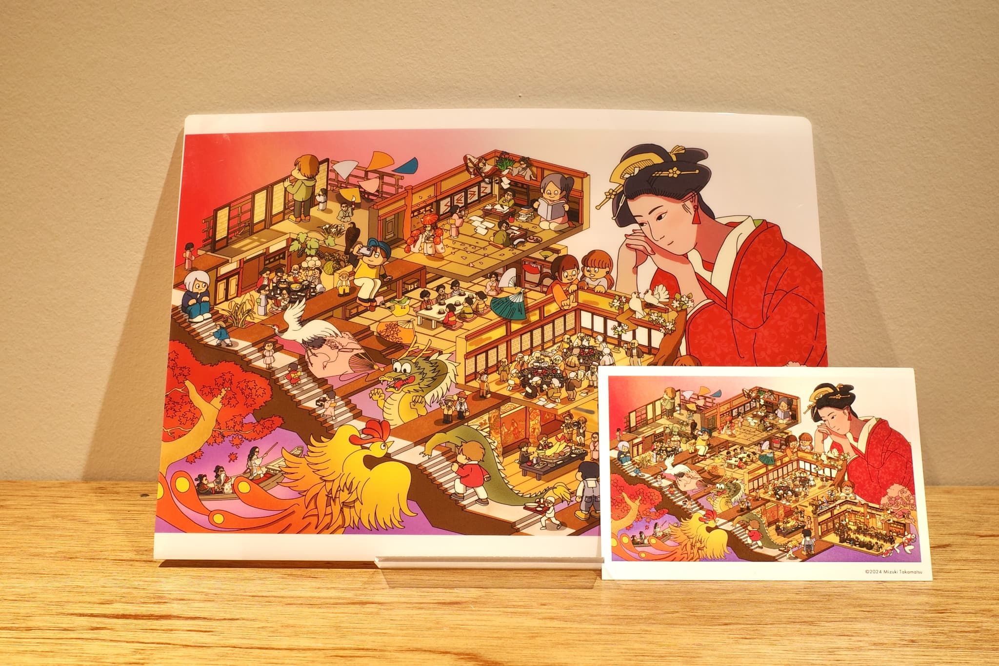 史上初、文化財「百段階段」の約90年の歴史を“1枚絵”で表現