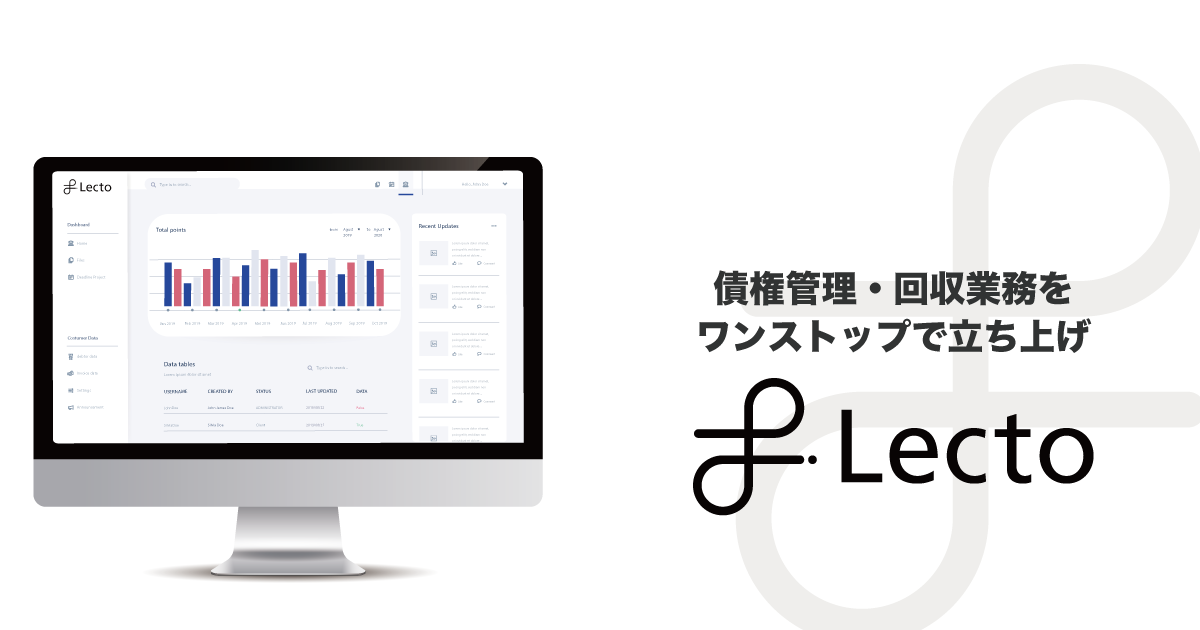 督促回収Tech』 のLecto（レクト）がついに始動！1億円超の資金調達も完了