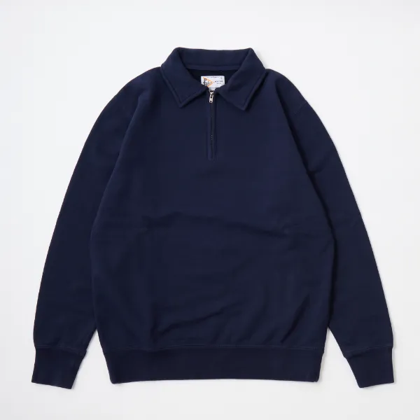 L/S HALF ZIP COLLAR SWEAT 10oz MD WEIGHT FRENCH TERRY - STANDAED