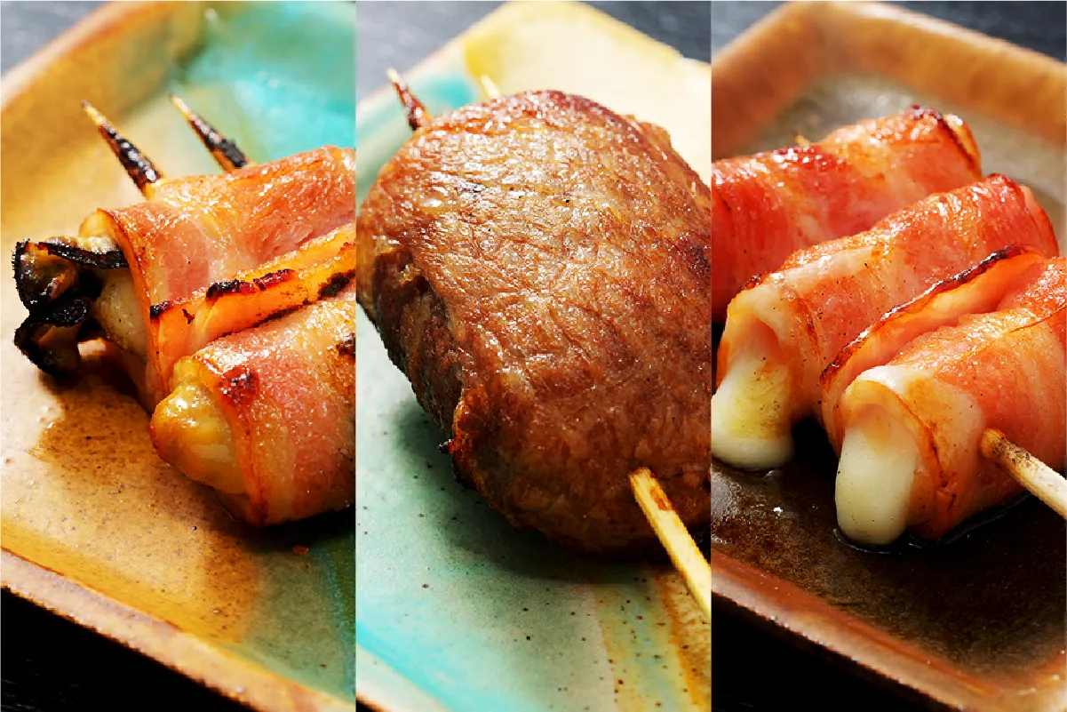 人気炭火焼き串