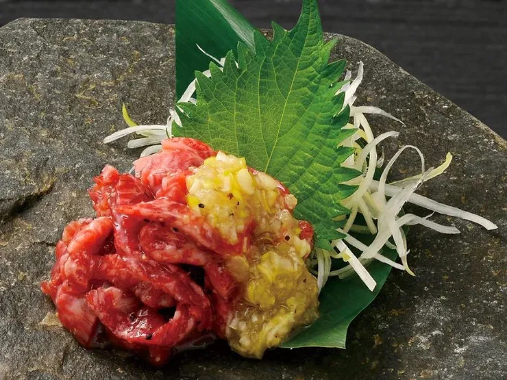 黒毛和牛 ネギ塩炙り