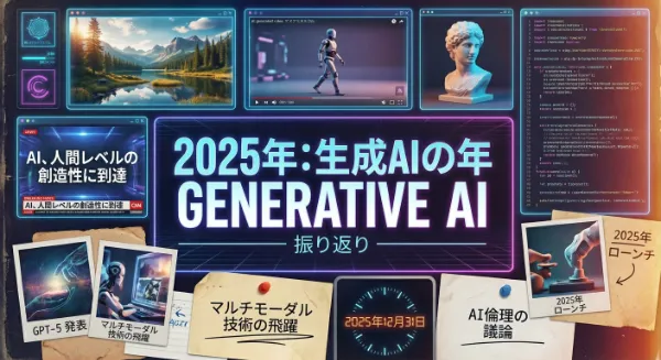 【2025年総決算】生成AIが“実験”から“社会インフラ”になった1年を振り返る