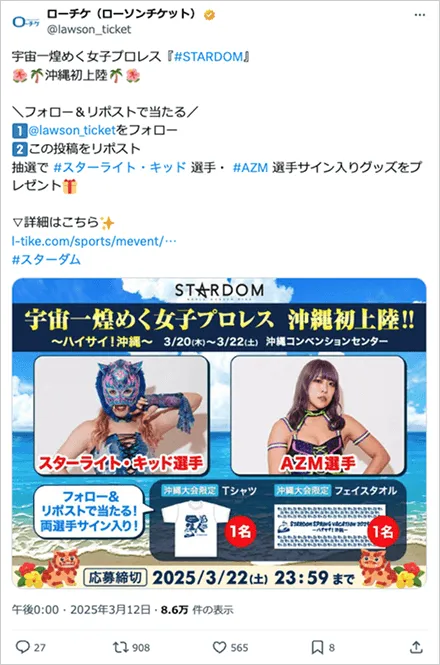 宇宙一煌めく女子プロレス『#STARDOM』