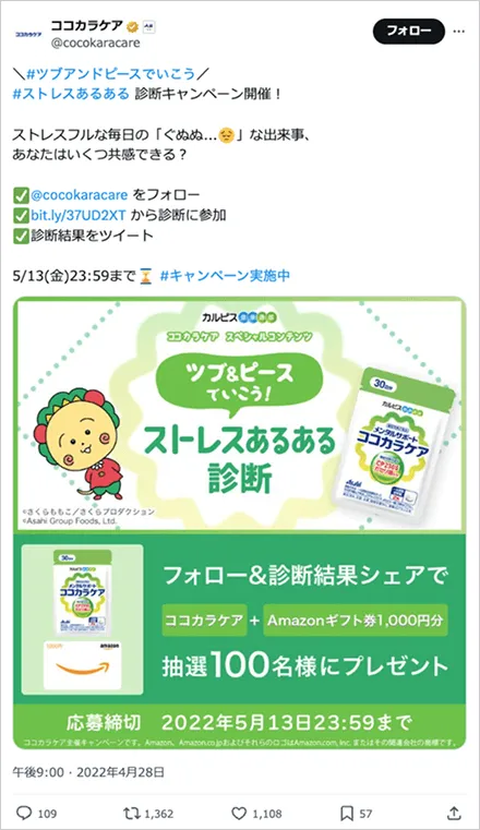 ツブ&ピースでいこう!ストレスあるある診断