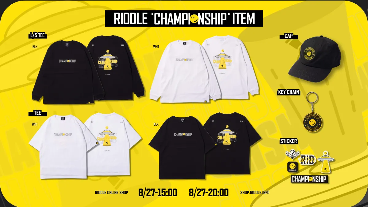 新品販売品 RIDDLEORDER ロンＴ XL ALGS CHAMPIONSHIP Tシャツ