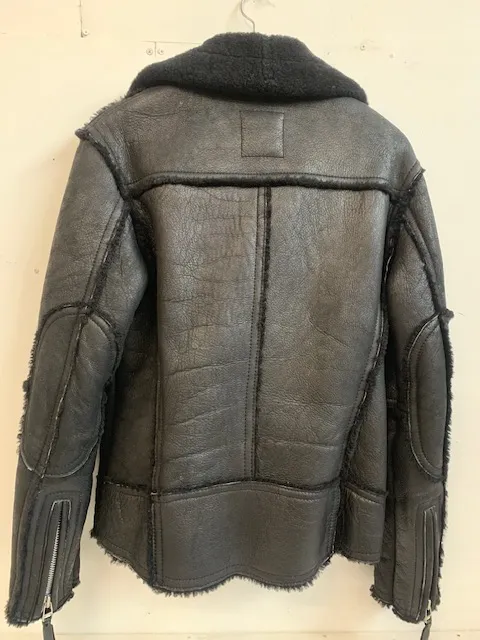 schott ショット ムートンコート 全体補色+メンテナンス 黒 schott ショット ムートンコート 全体補色+メンテナンス 黒