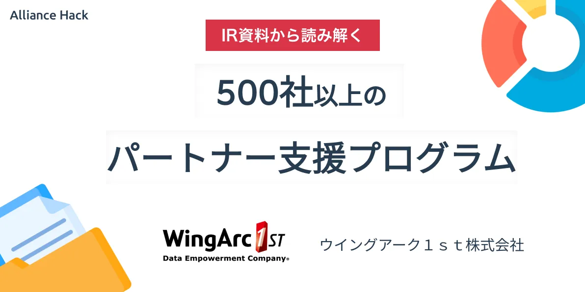 IR資料から読み解く】500社以上のパートナー支援プログラム。クラウド