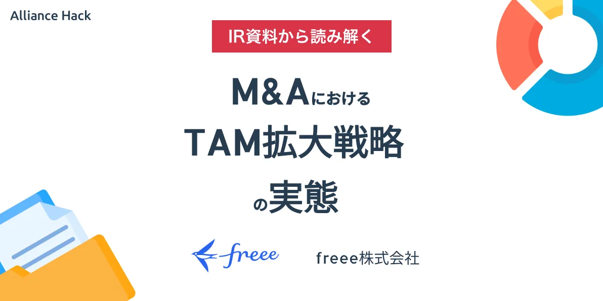 IR資料から読み解く】M&AにおけるTAM拡大戦略の実態。売上比率20
