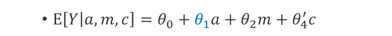 媒介因子（M）を入れた式