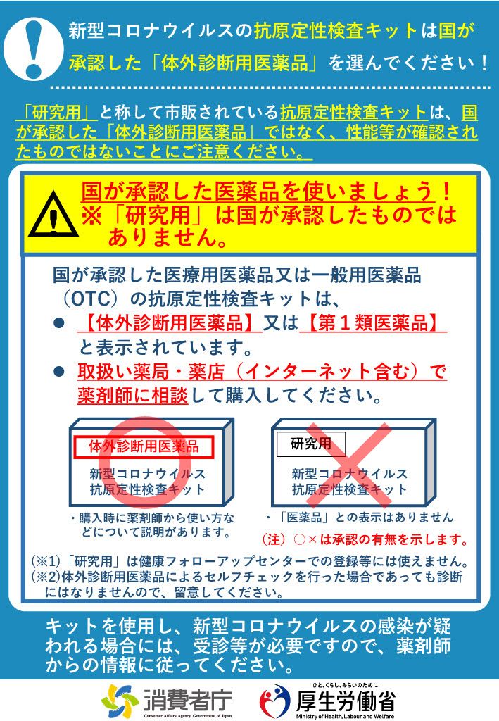 検査キット 検査 健康 コロナ・インフル抗原検査キット取り扱ってます -今泉薬局 佐世保