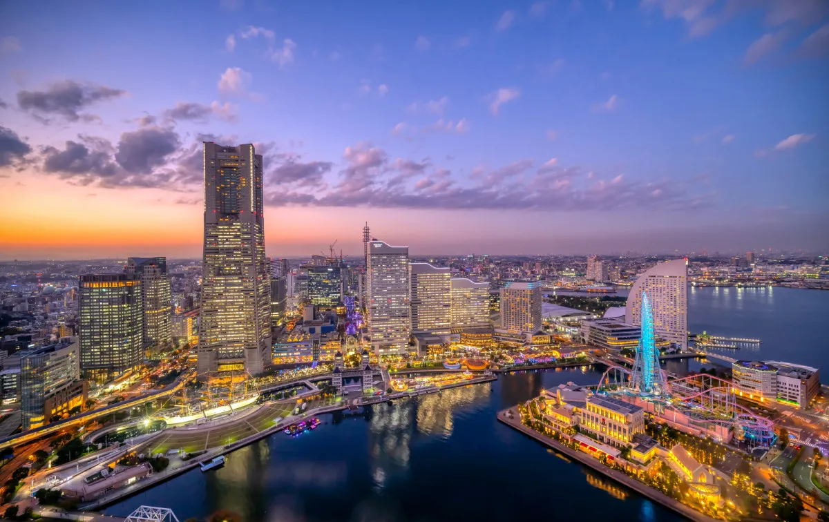 横浜みなとみらい21　車椅子