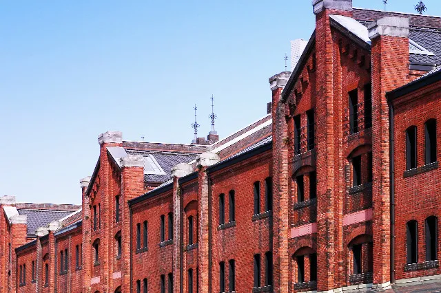 横浜赤レンガ倉庫 車椅子