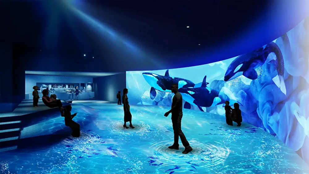 都市型水族館『AOAO SAPPORO』の「BLUE ROOM