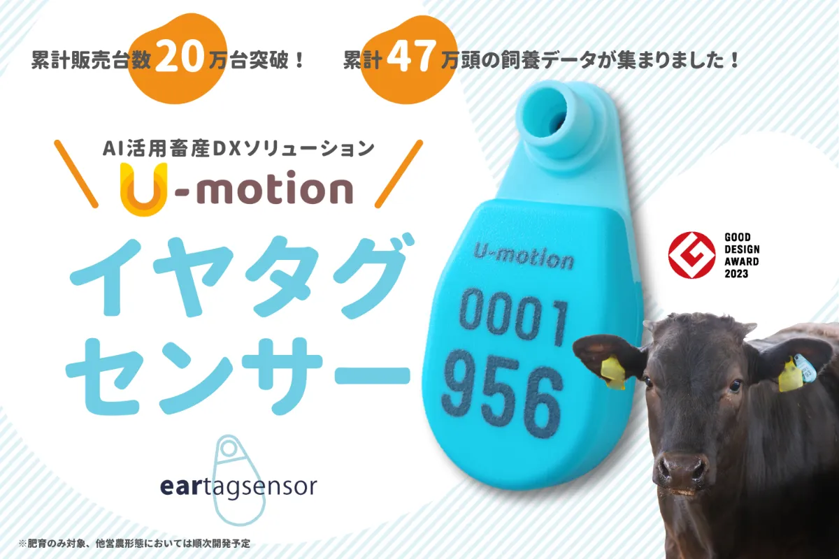 ユーモーション　15ポンド　試投のみ 累計販売台数20万台突破！ 47万頭の牛の飼養データを有する AI