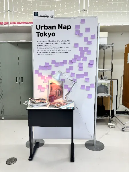 展示の様子_生徒が飾り付けしたパネル