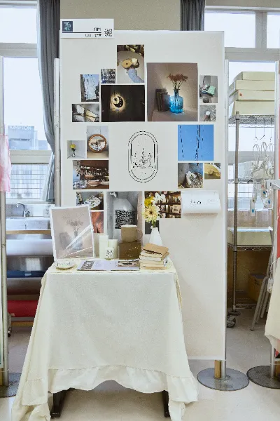 展示の様子_生徒が飾り付けしたパネル