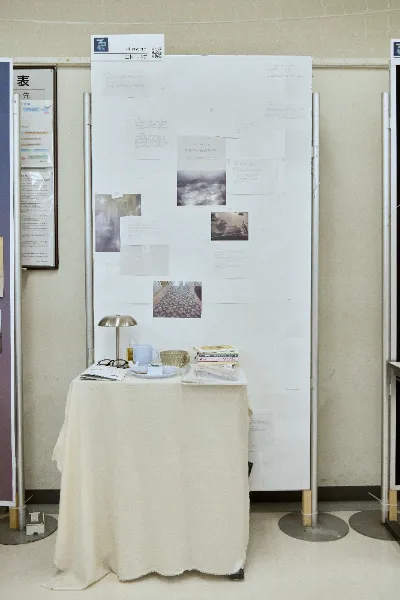 展示の様子_生徒が飾り付けしたパネル