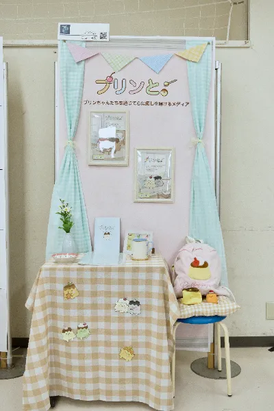 展示の様子_生徒が飾り付けしたパネル