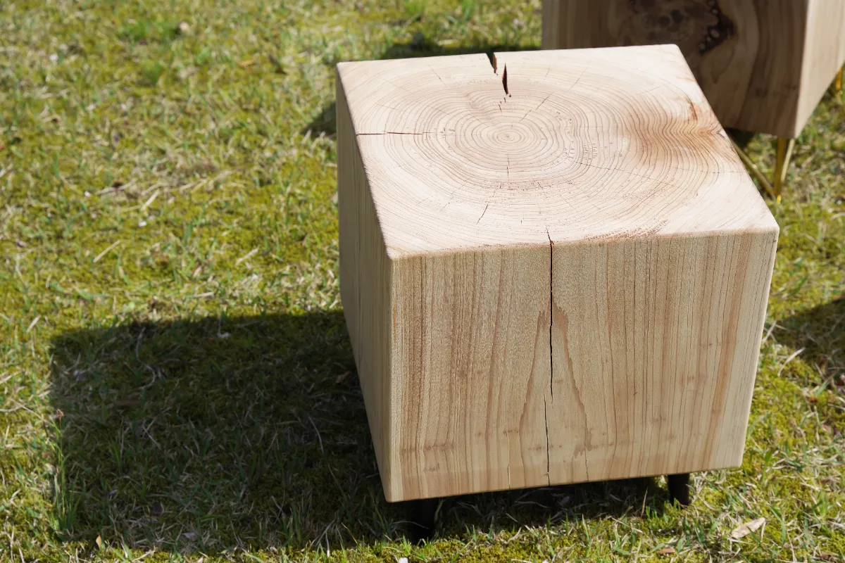 天然木 切り株 スツール オブジェ 天然木 切り株 スツール オブジェ 椅子(チェア)・スツール