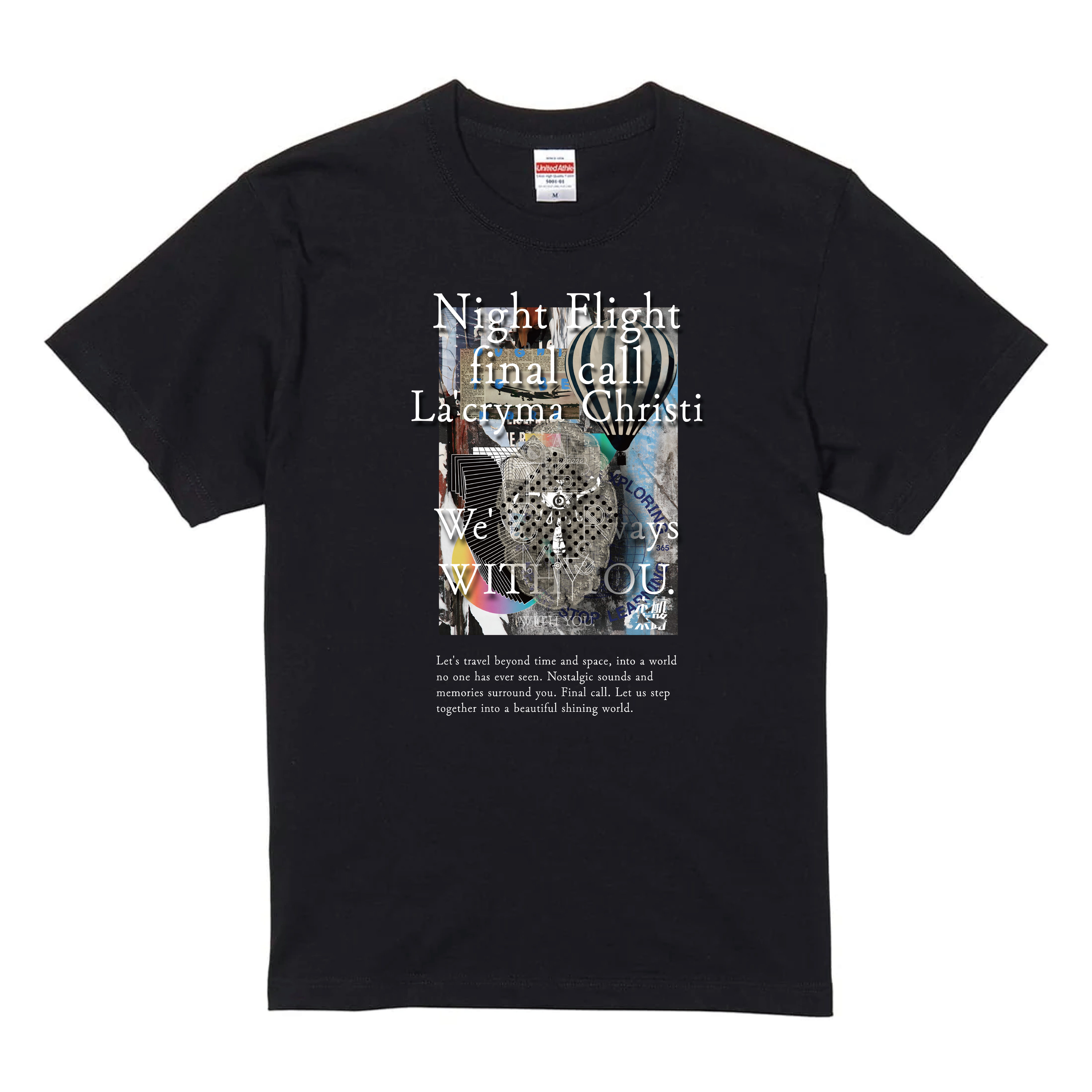 La'cryma Christi Night Flight Tシャツ Mサイズ La'cryma Christi OFFICIAL Web Site