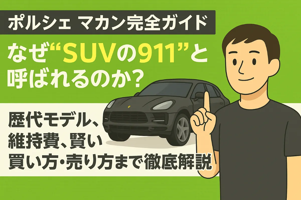【ポルシェ マカン完全ガイド】なぜ“SUVの911”と呼ばれるのか?歴代モデル、維持費、賢い買い方・売り方まで徹底解説