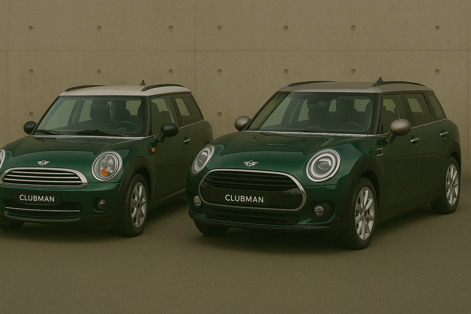 MINIクラブマンの象徴的な観音開きのスプリットドア