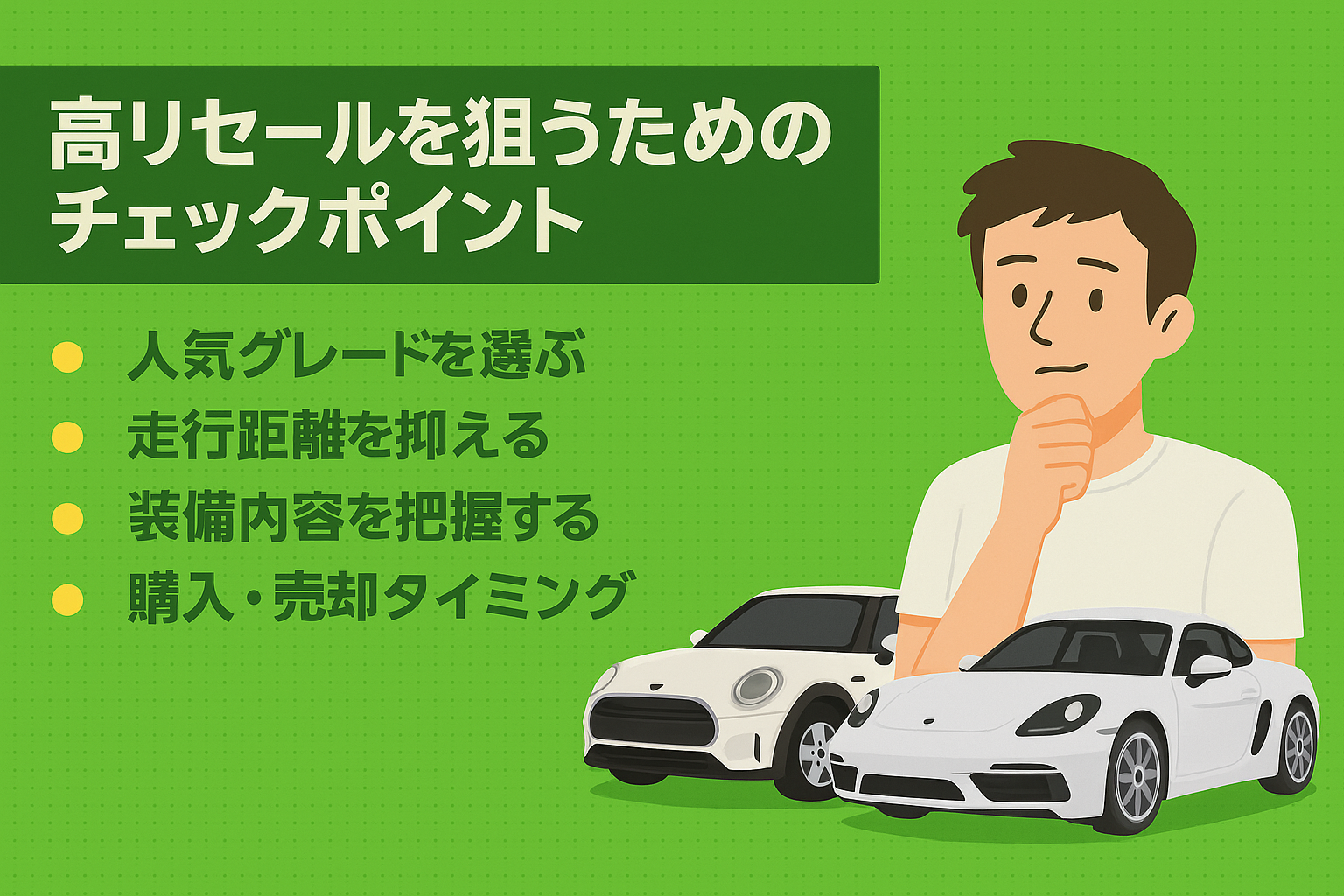 車の査定チェックリスト