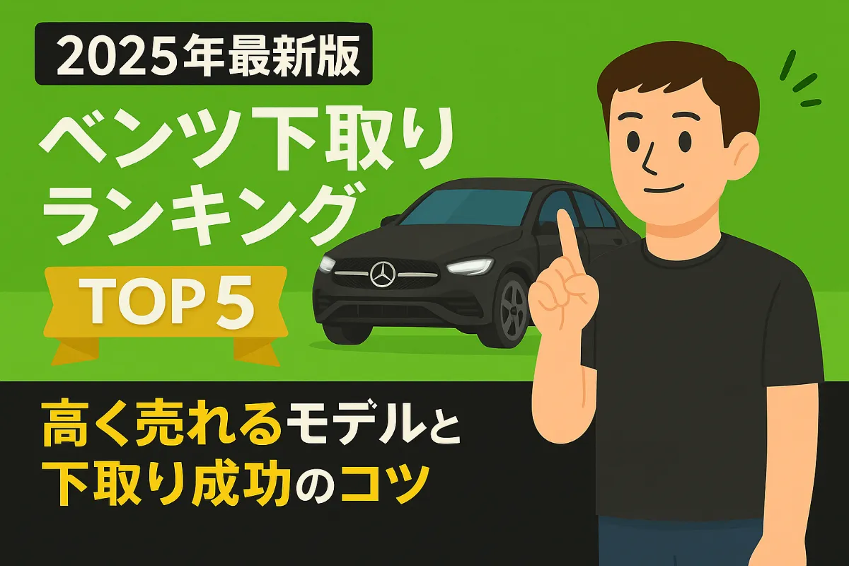 【2025年最新版】ベンツ下取りランキングTOP5|高く売れるモデルと下取り成功のコツ
