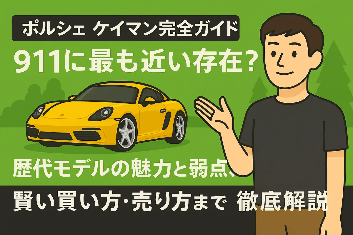【ポルシェ ケイマン完全ガイド】911に最も近い存在?歴代モデルの魅力と弱点、賢い買い方・売り方まで徹底解説