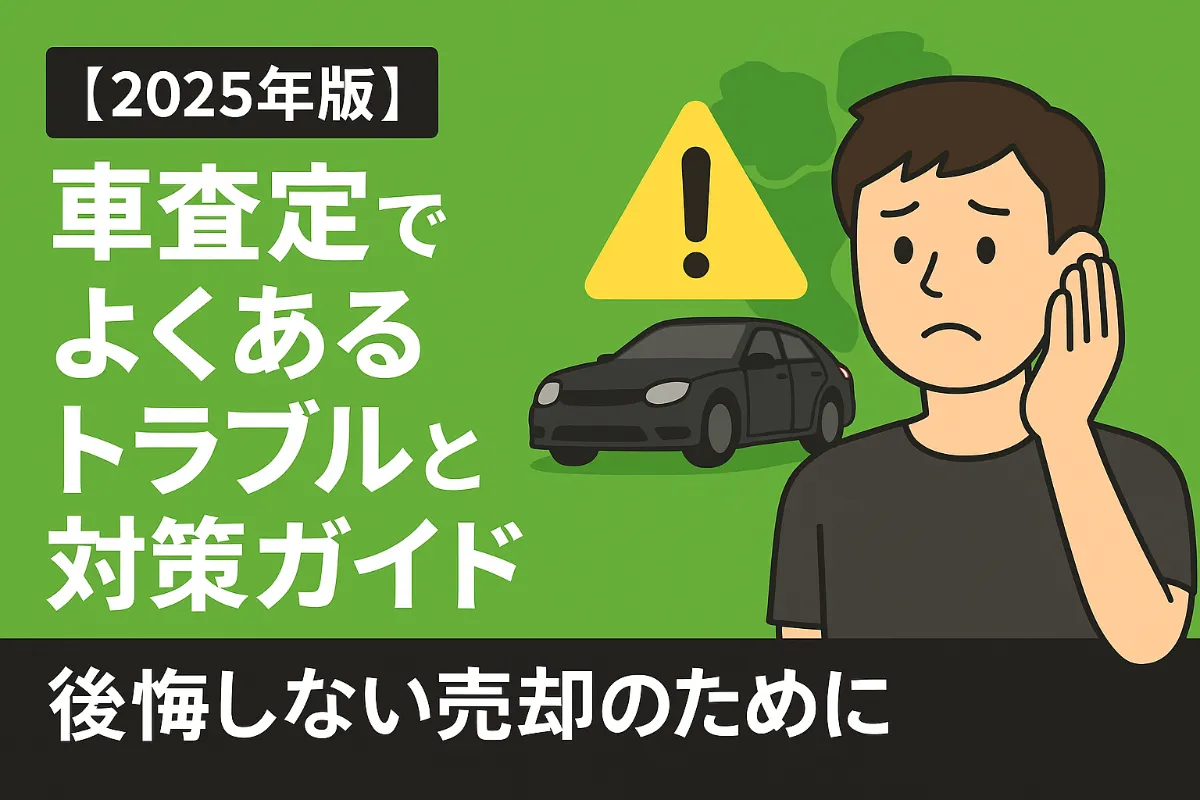 【2025年版】車査定でよくあるトラブルと対策ガイド──後悔しない売却のために
