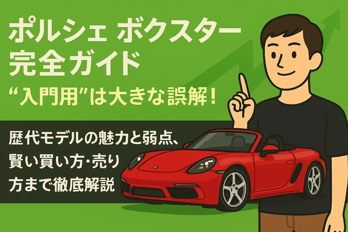 【ポルシェ ボクスター完全ガイド】“入門用”は大きな誤解!歴代モデルの魅力と弱点、賢い買い方・売り方まで徹底解説