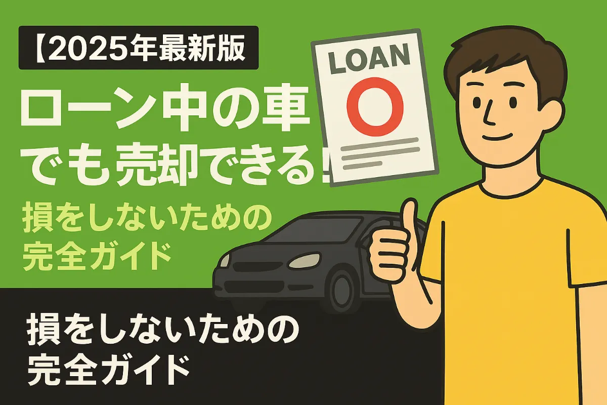【2025年最新版】ローン中の車でも売却できる!損をしないための完全ガイド