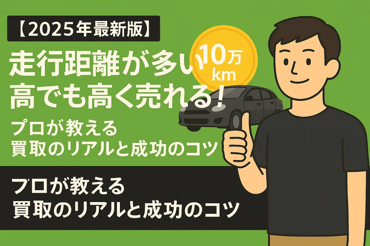 【2025年最新版】走行距離が多い車でも高く売れる!プロが教える買取のリアルと成功のコツ