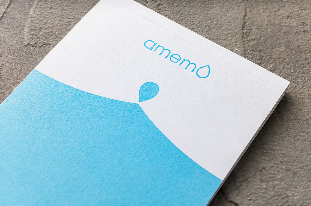WETな環境に強い文具「amemo」のご紹介