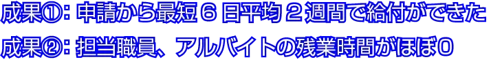 導入をした成果