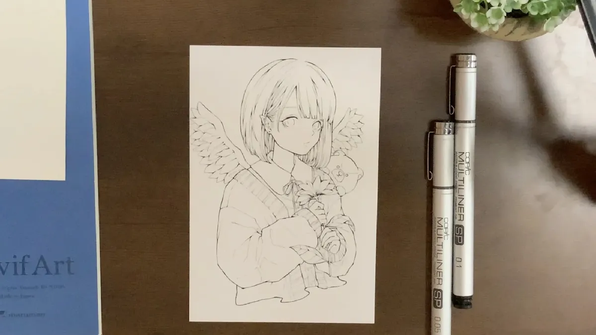 モノクロで描く線の世界