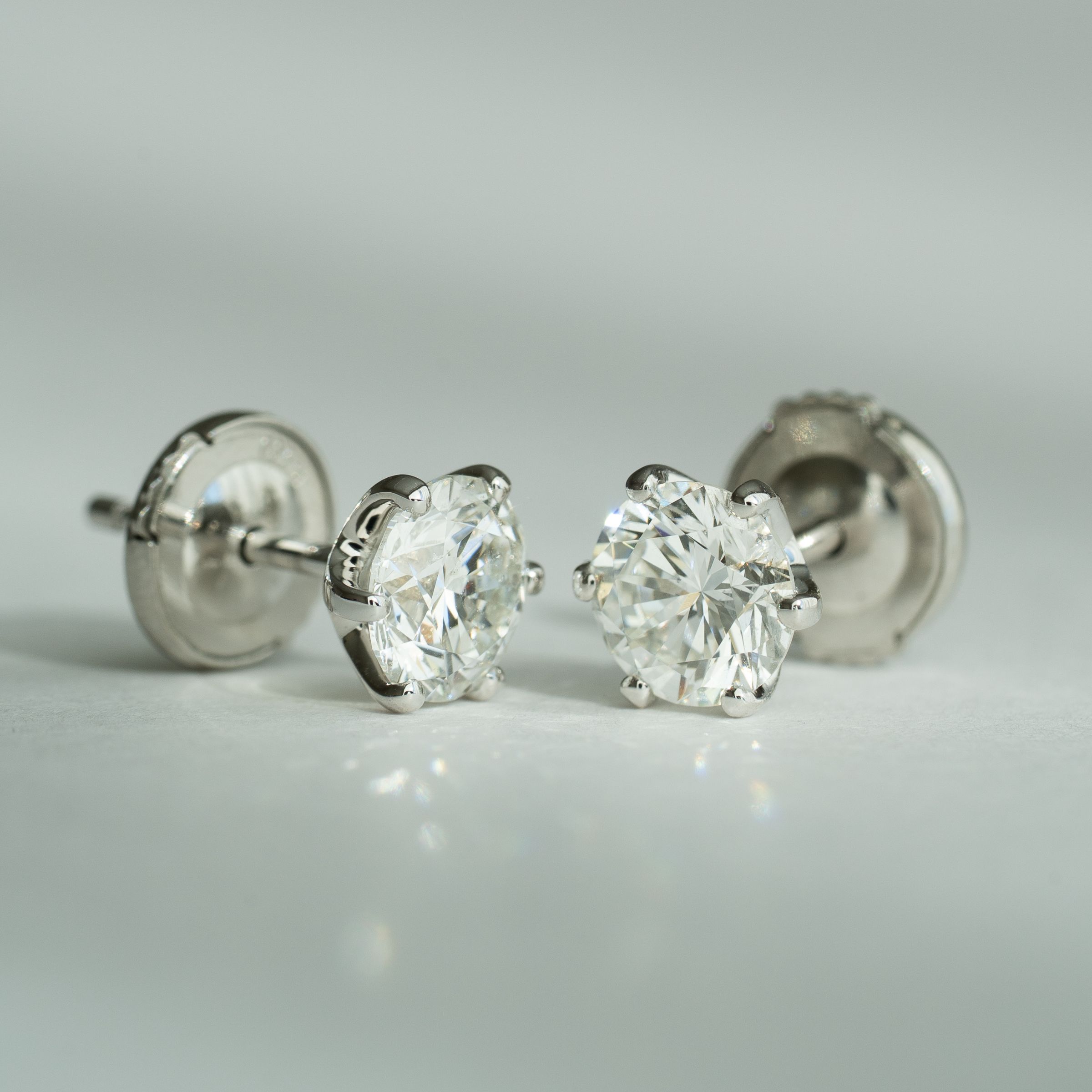 楽天市場】K10 ラボグロウンダイヤモンド ピアス 0.03ct 刻印