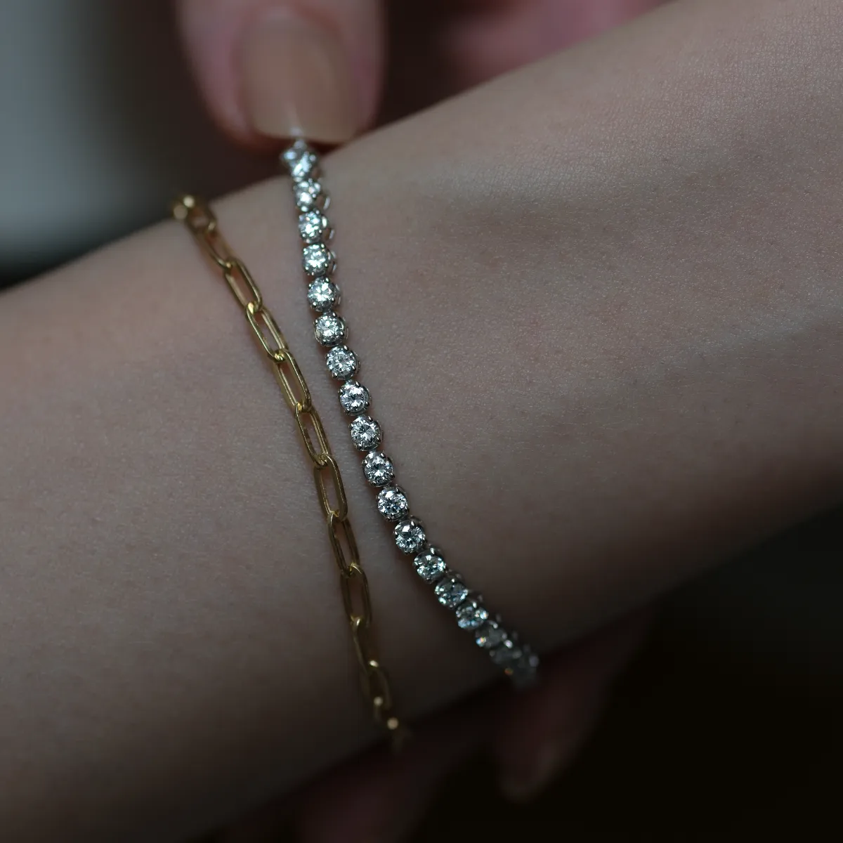 Blog】KAJITA「Link」チェーンブレスレットの選び方｜長さの目安とS・L