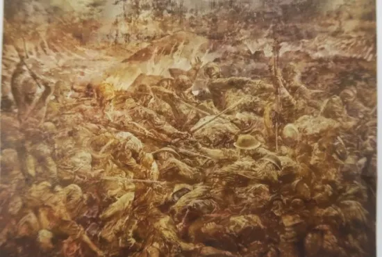 聖戦美術 陸軍省情報部 1939年発行 Gallery | The Sino-Japanese War of 1894-1895 ： as seen in