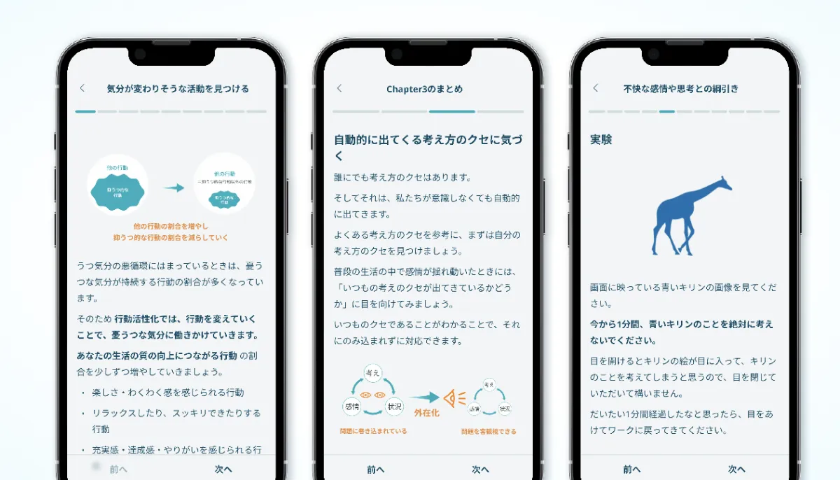 認知行動療法プログラムラインナップ紹介 - AIメンタル