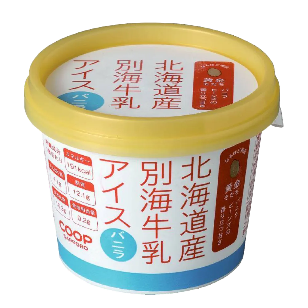 北海道産別海牛乳アイス バニラ │コープさっぽろのなるほど商品