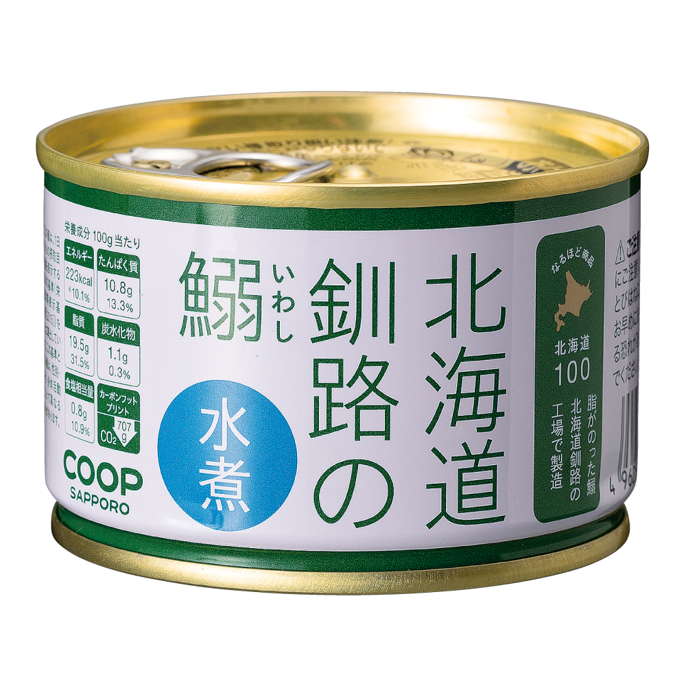 水煮缶108缶　北海道のいわし96缶　さば水煮12缶