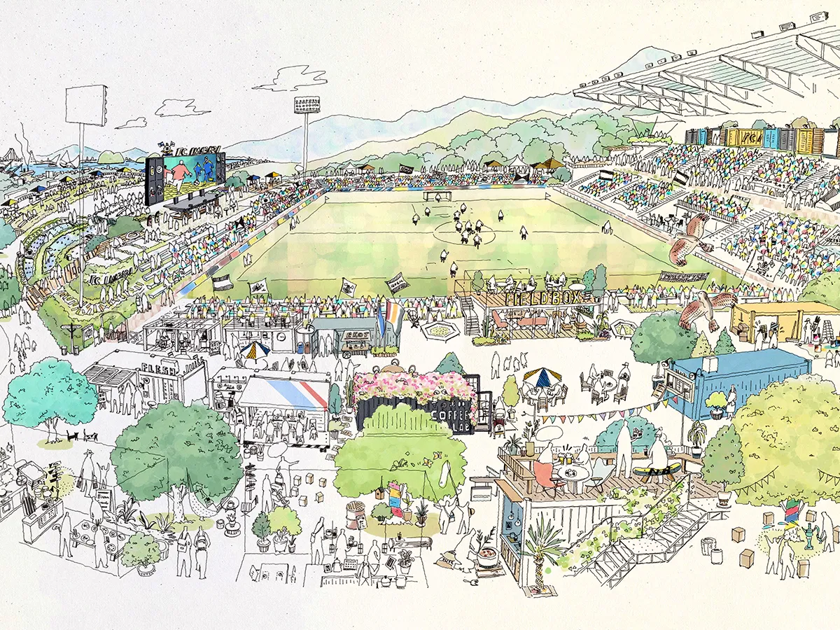 FC今治の「里山スタジアム＜SATOYAMA STADIUM＞」 プロジェクト