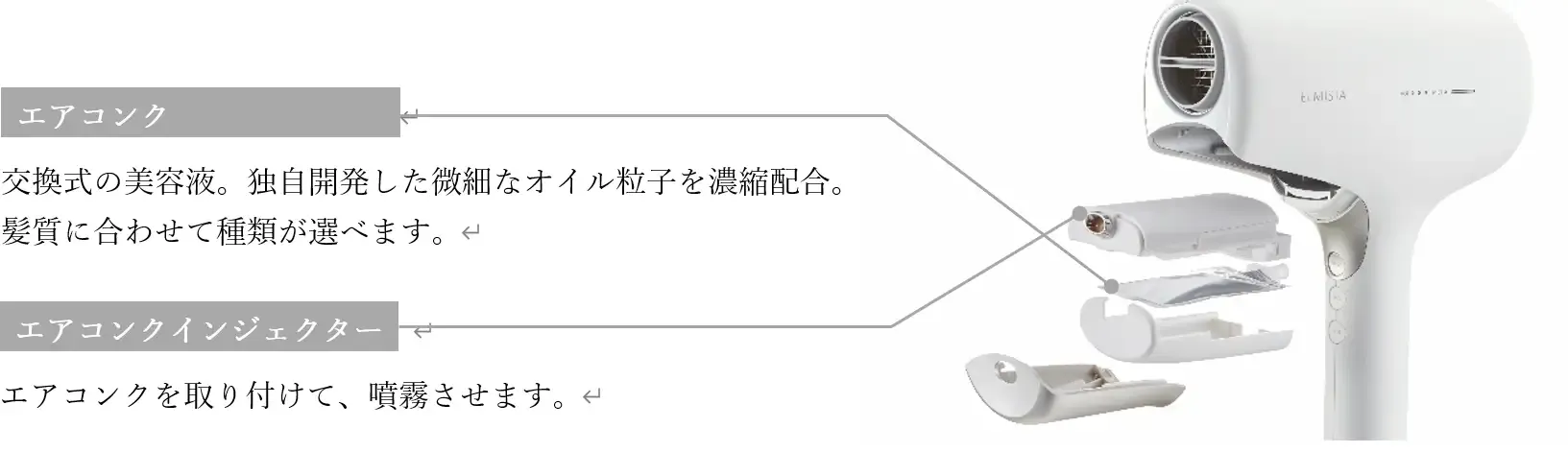 株式会社ミラビス｜エルミスタ エアコンク e-BOUNCY/e-MOIST