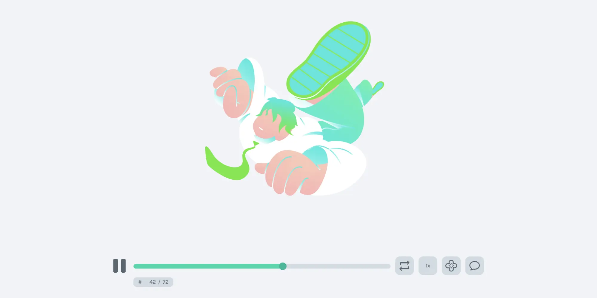 Lottie filesの人のイラスト