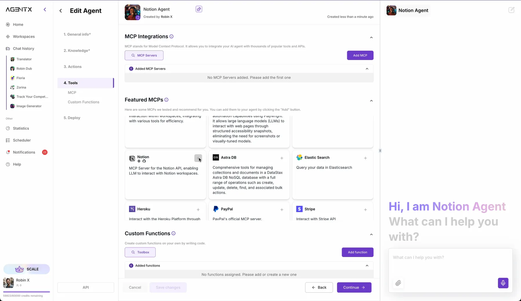 image 1 - Choose Notion in Featured MCPs