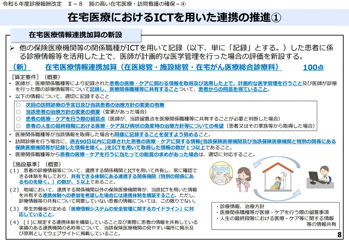介護施設における訪問診療とは？2024年診療報酬改定とICT活用の